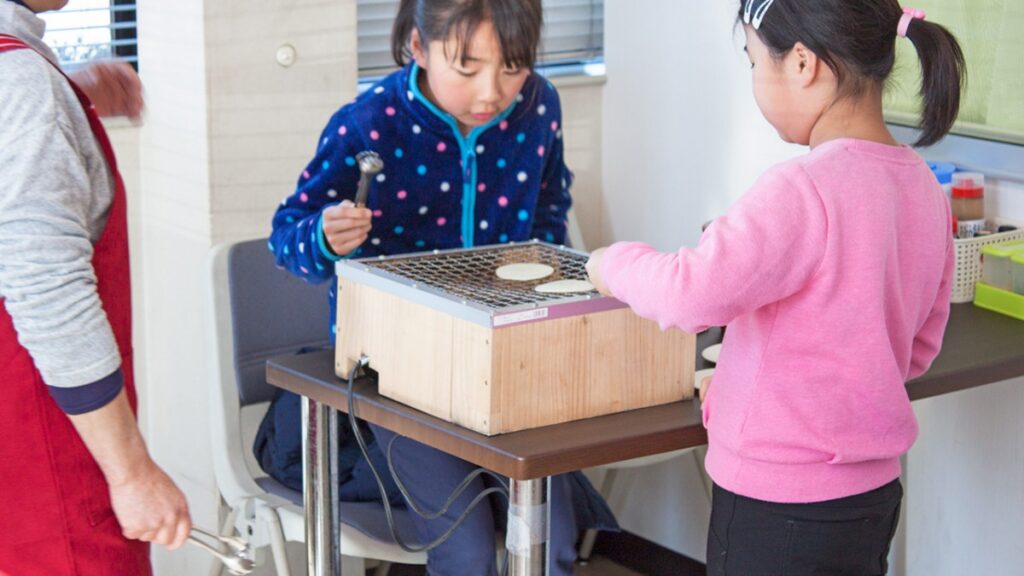 手焼き体験