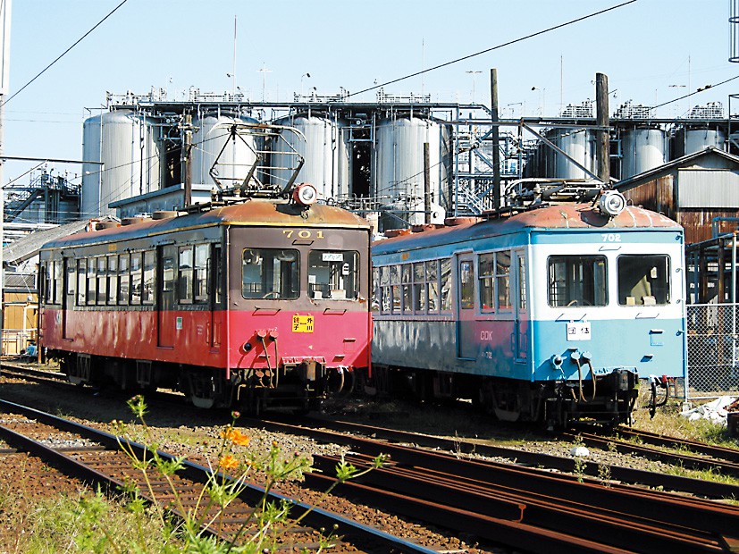 銚子電鉄の電車たち ☆めいろあり 銚子電気鉄道株式会社